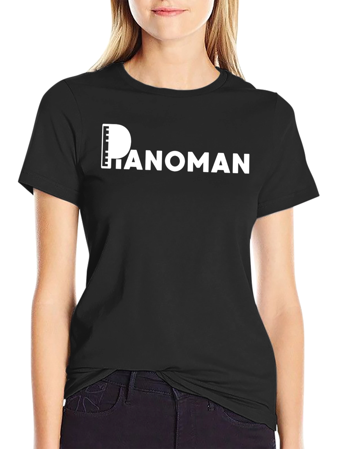 Pianoman Graphic Tee - Cool Music Lover Shirt