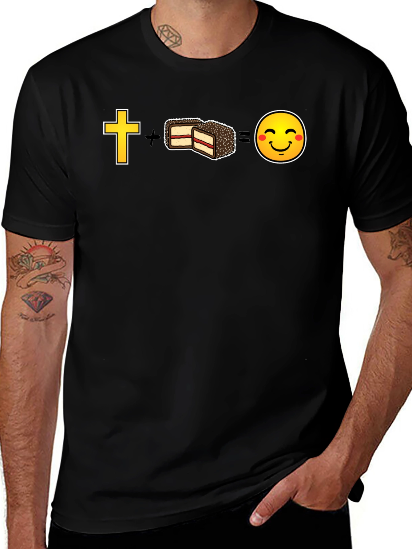 Cross Plus Ho Ho = Happy T-Shirt