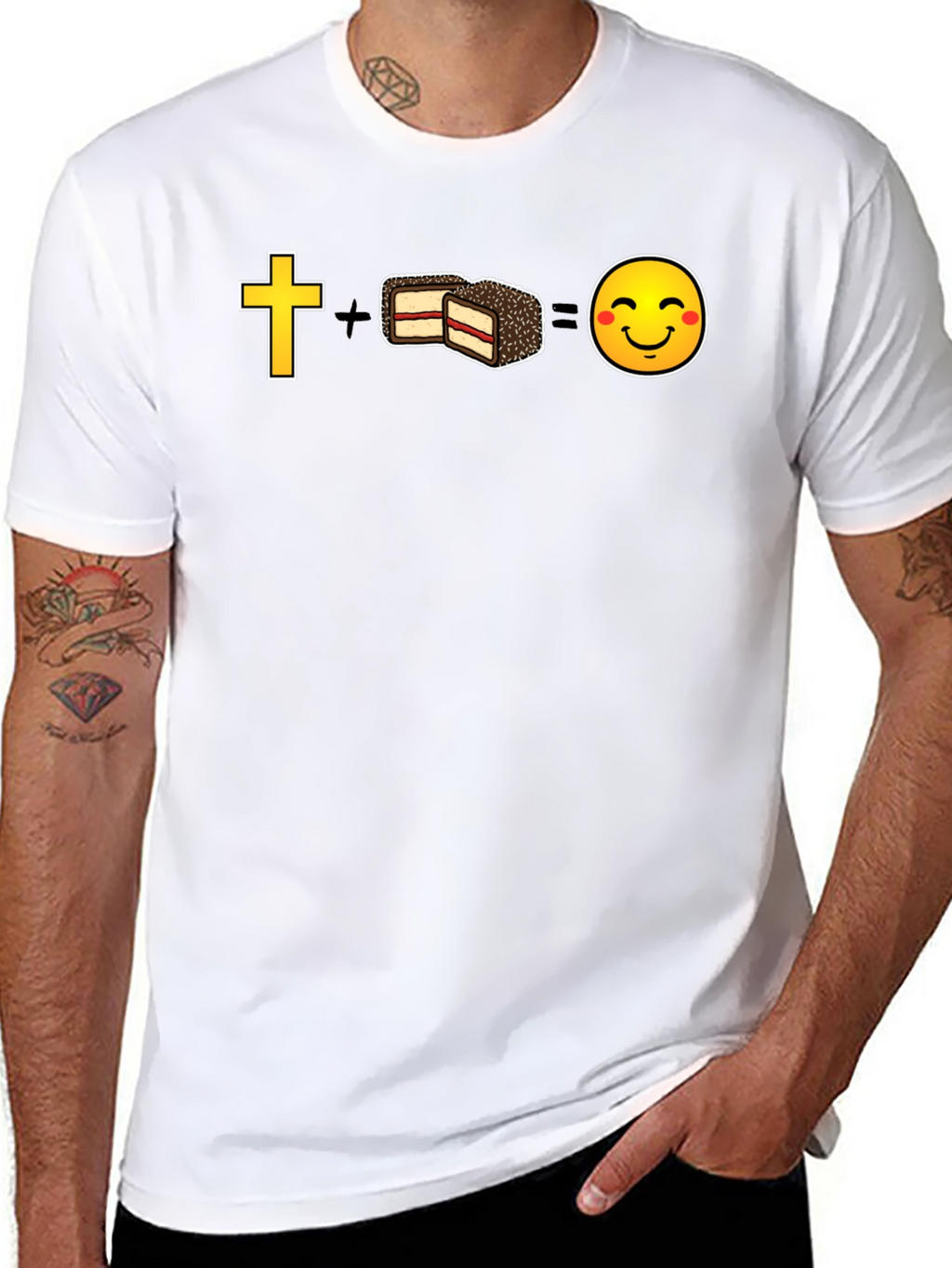 Cross Plus Ho Ho = Happy T-Shirt