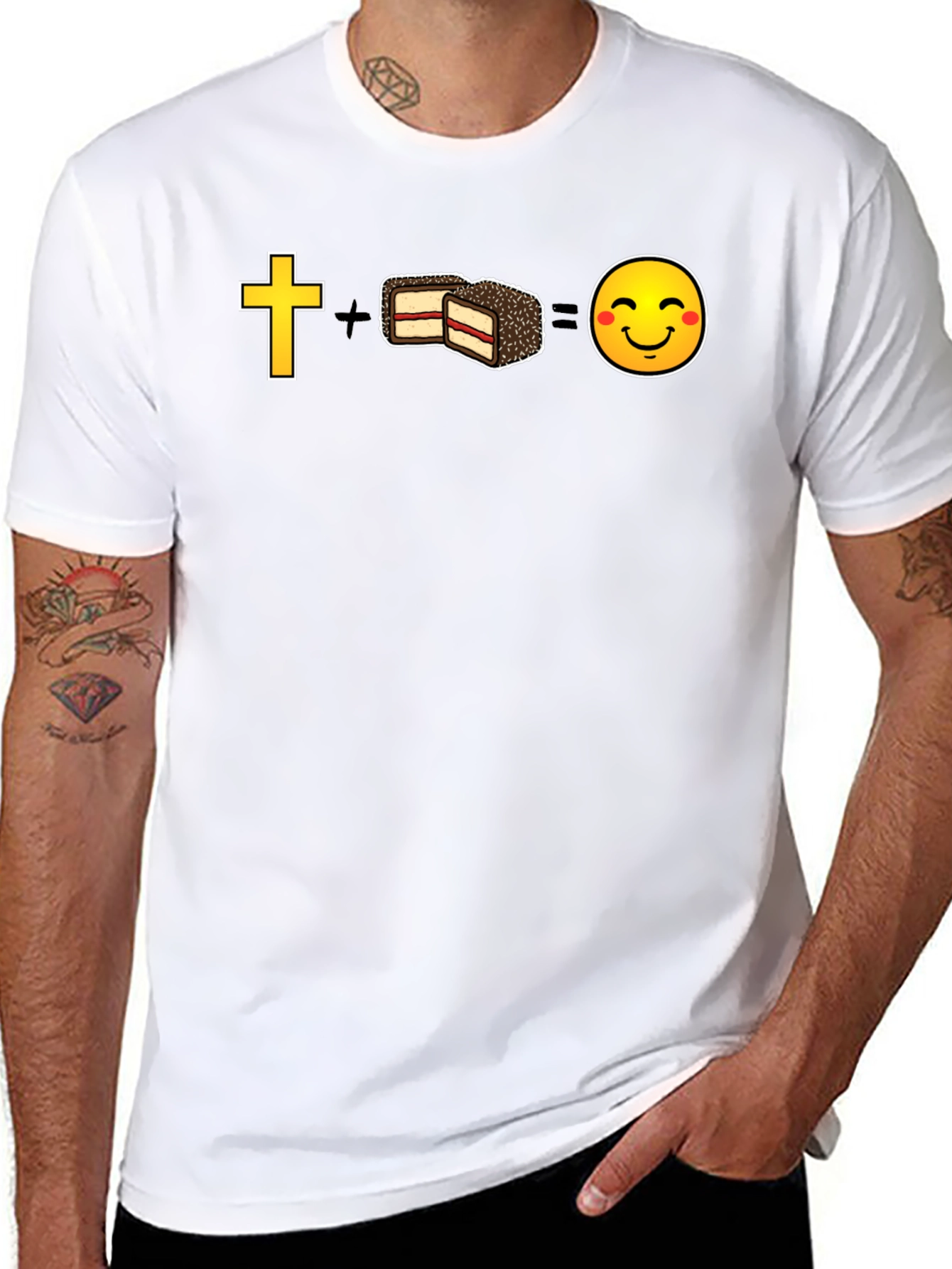 Cross Plus Ho Ho = Happy T-Shirt