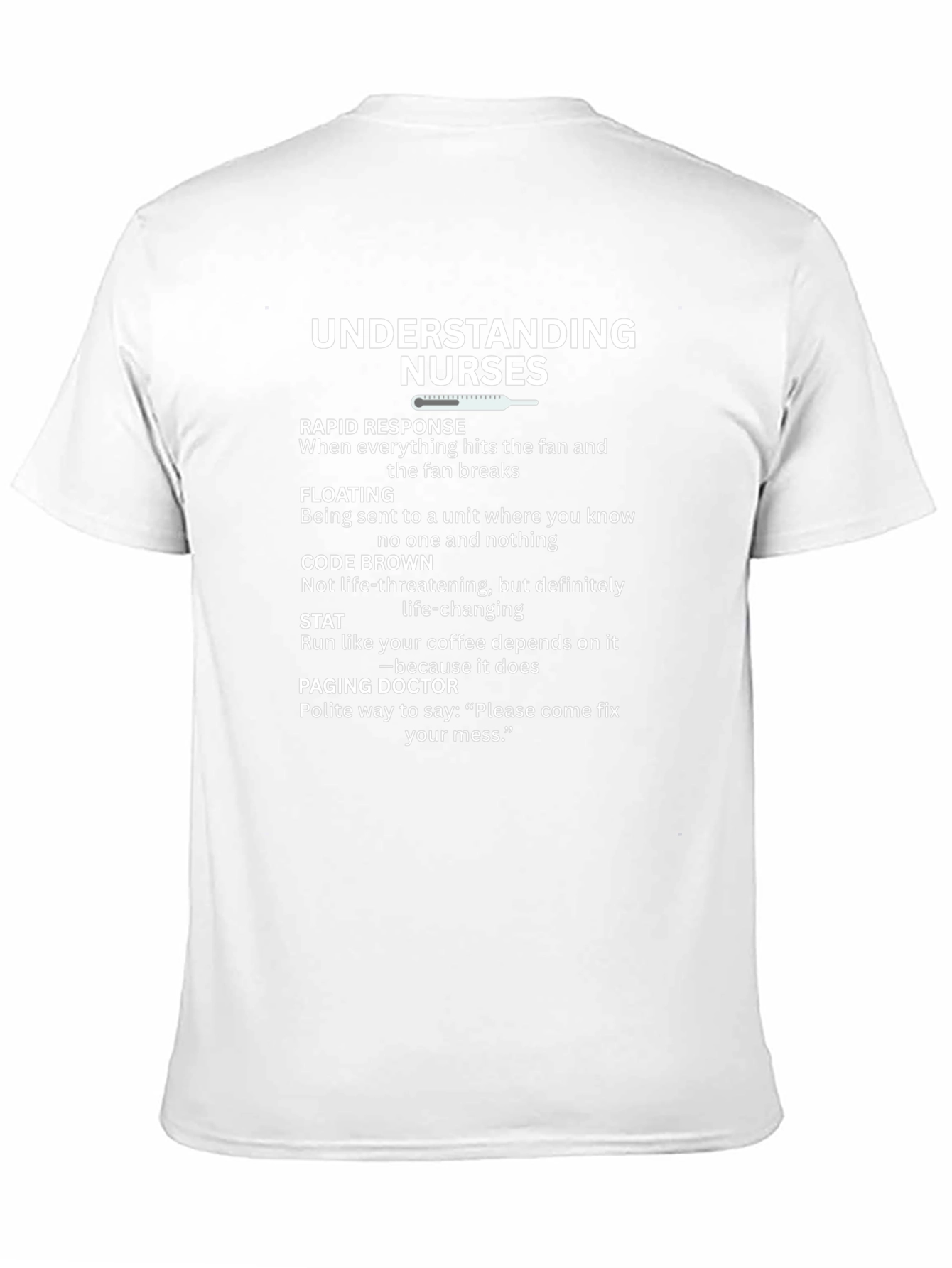 Understanding Nurses Black Graphic T-Shirt