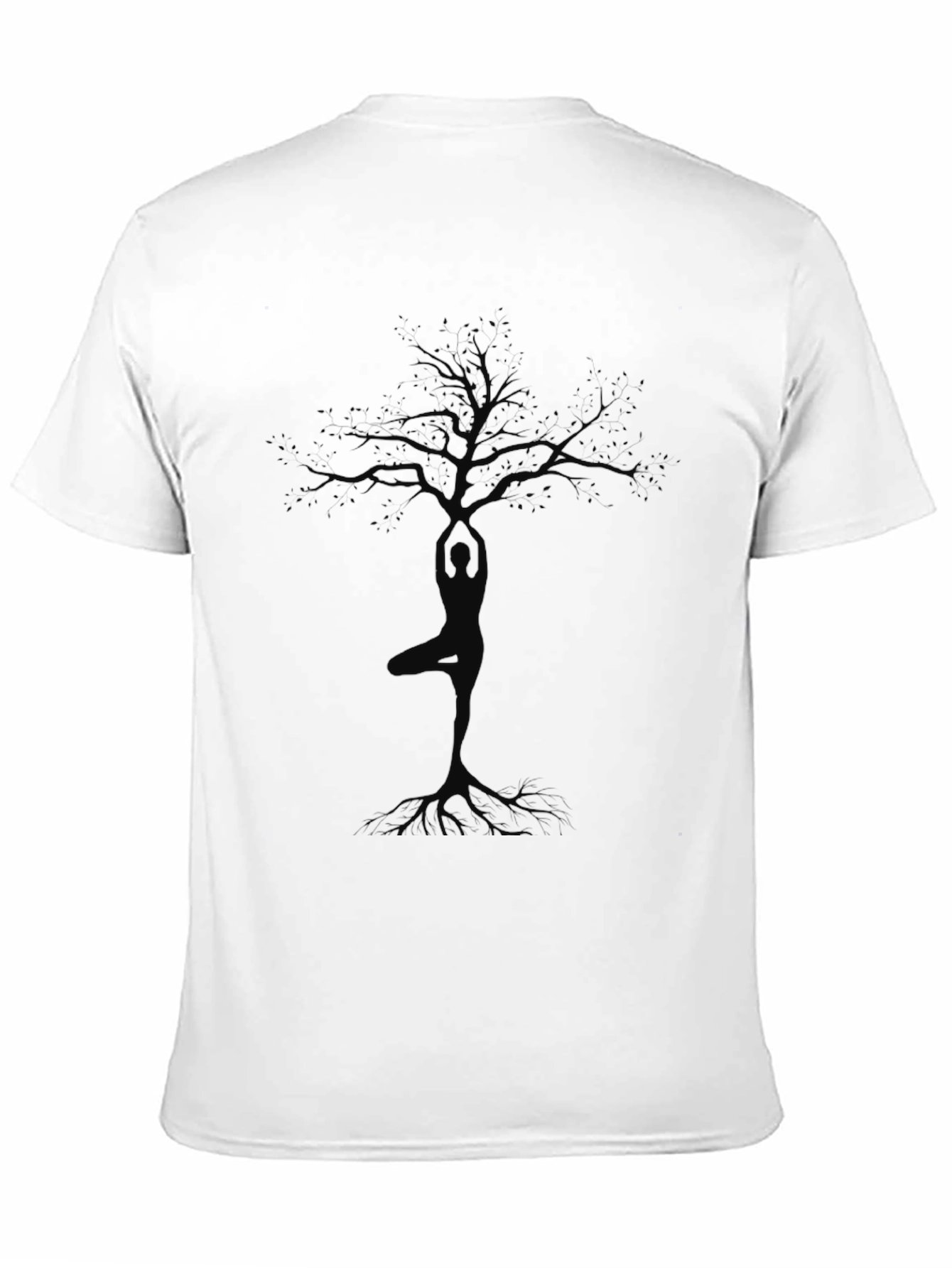 Yoga Tree Graphic Tee - Nature Inspired Comfort
