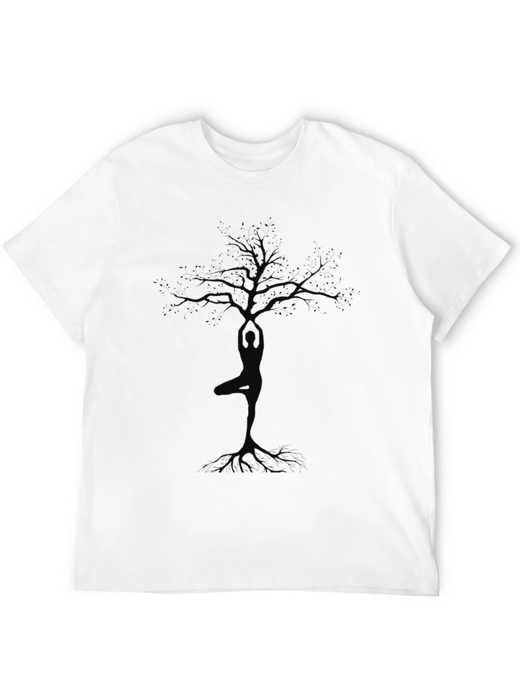 Yoga Tree Graphic Tee - Nature Inspired Comfort