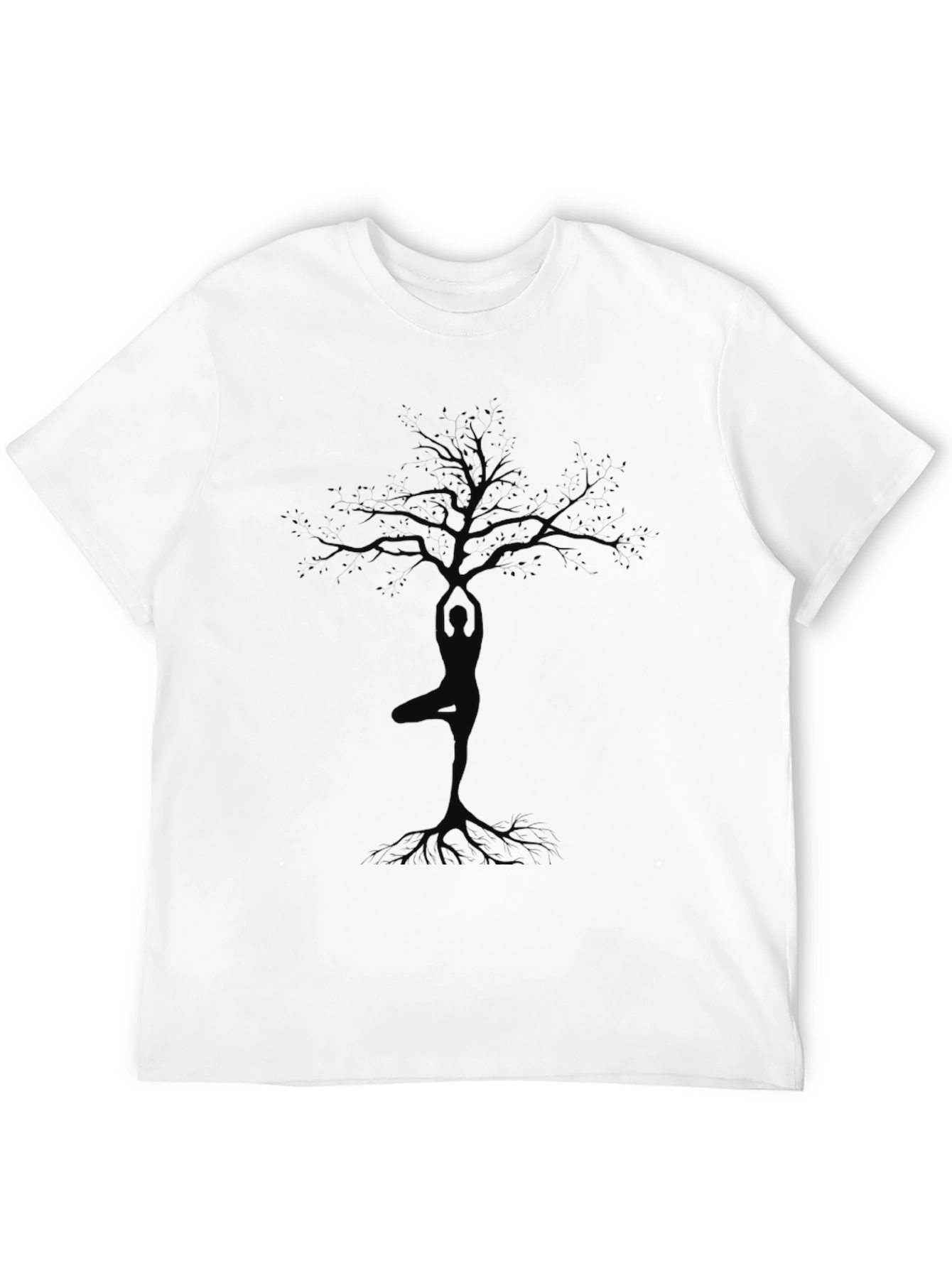 Yoga Tree Graphic Tee - Nature Inspired Comfort