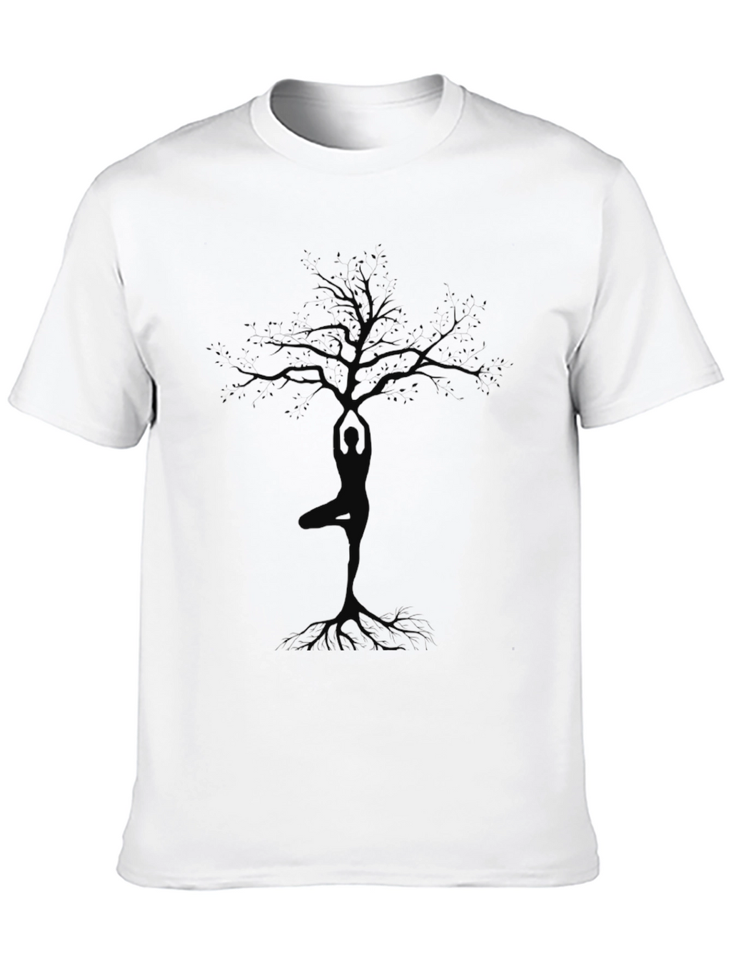 Yoga Tree Graphic Tee - Nature Inspired Comfort
