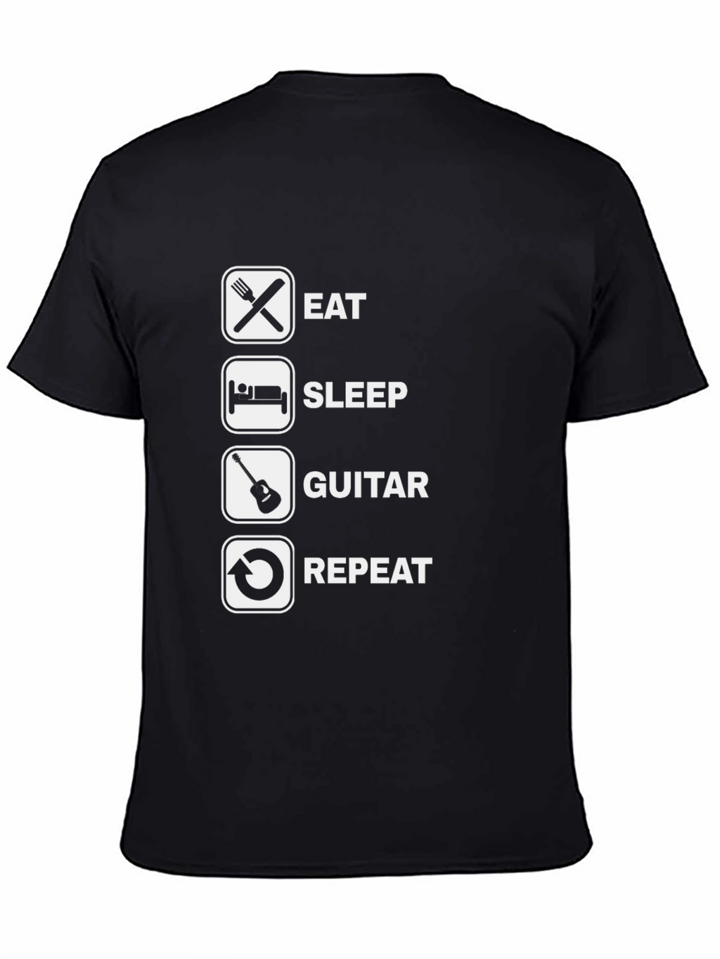 Eat Sleep Guitar Repeat T-Shirt