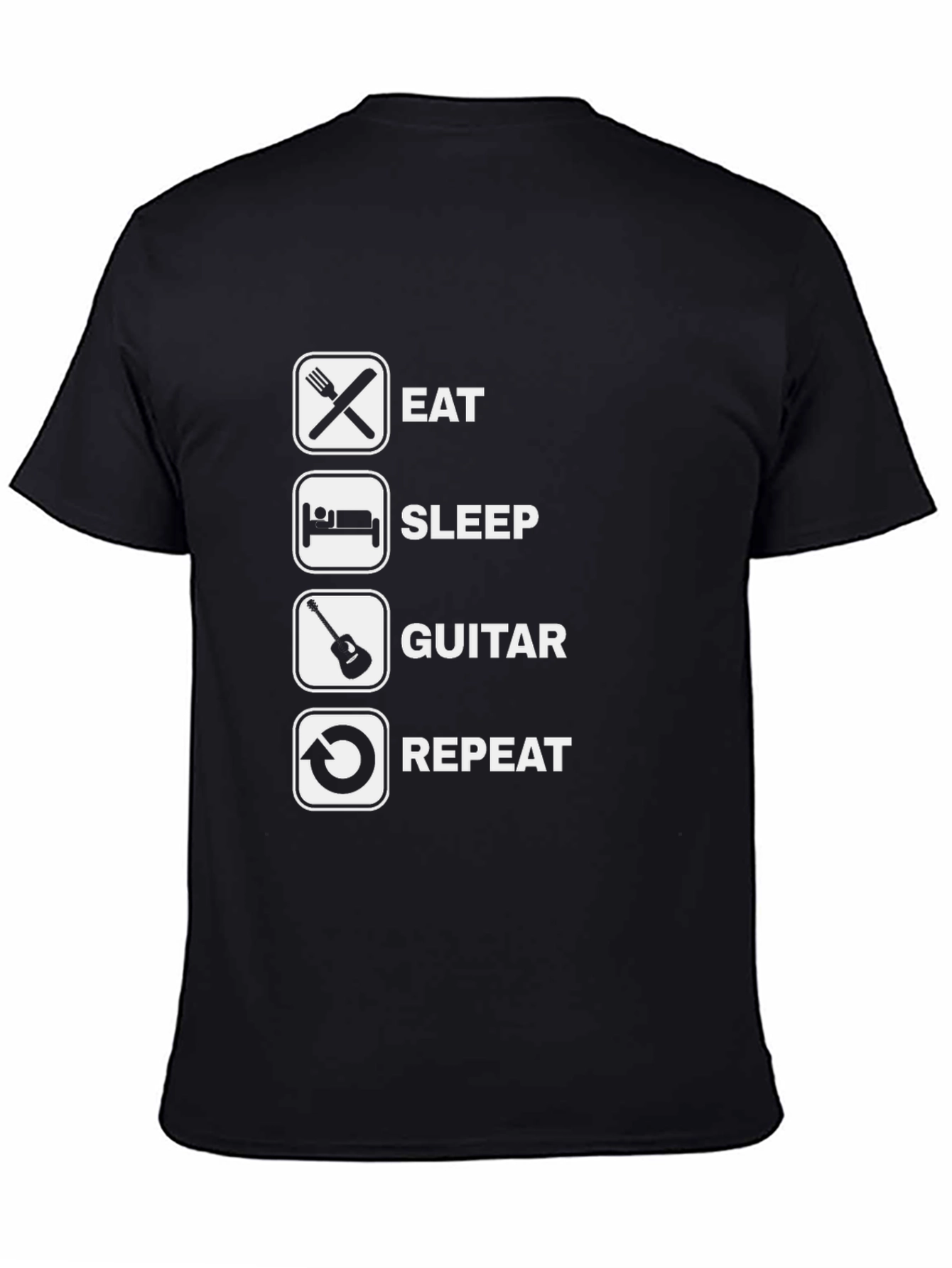 Eat Sleep Guitar Repeat T-Shirt