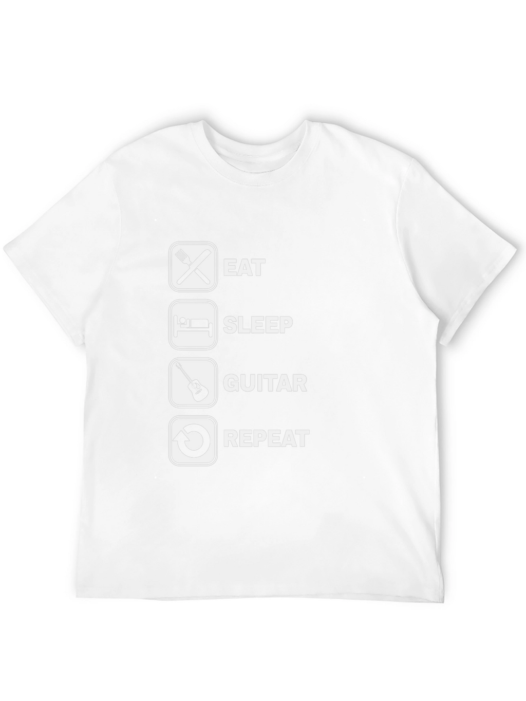 Eat Sleep Guitar Repeat T-Shirt