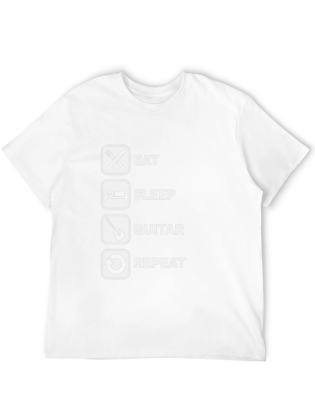 Eat Sleep Guitar Repeat T-Shirt