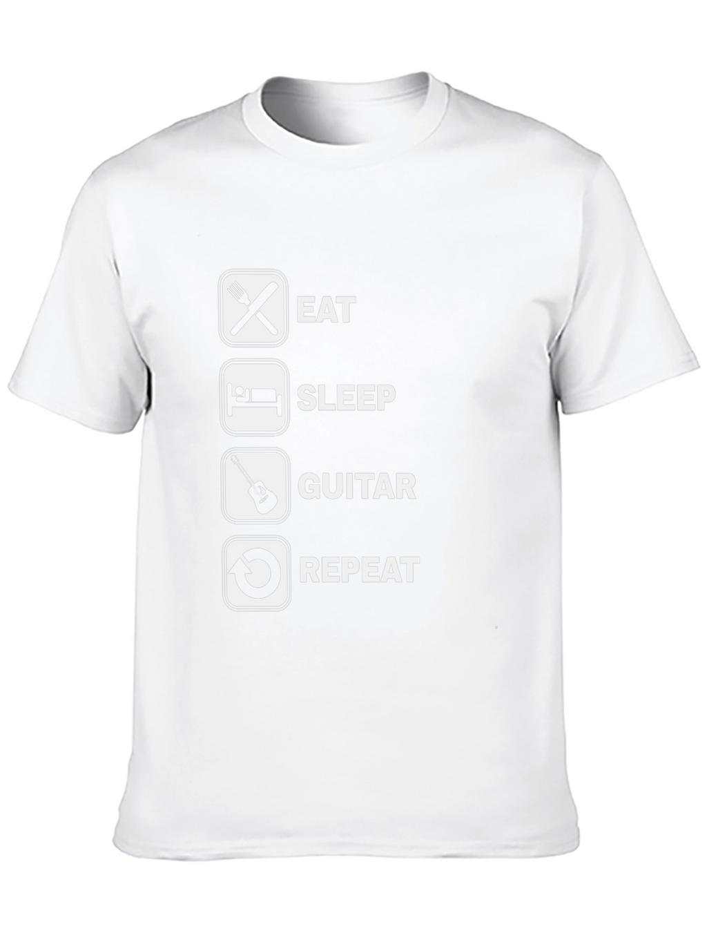Eat Sleep Guitar Repeat T-Shirt