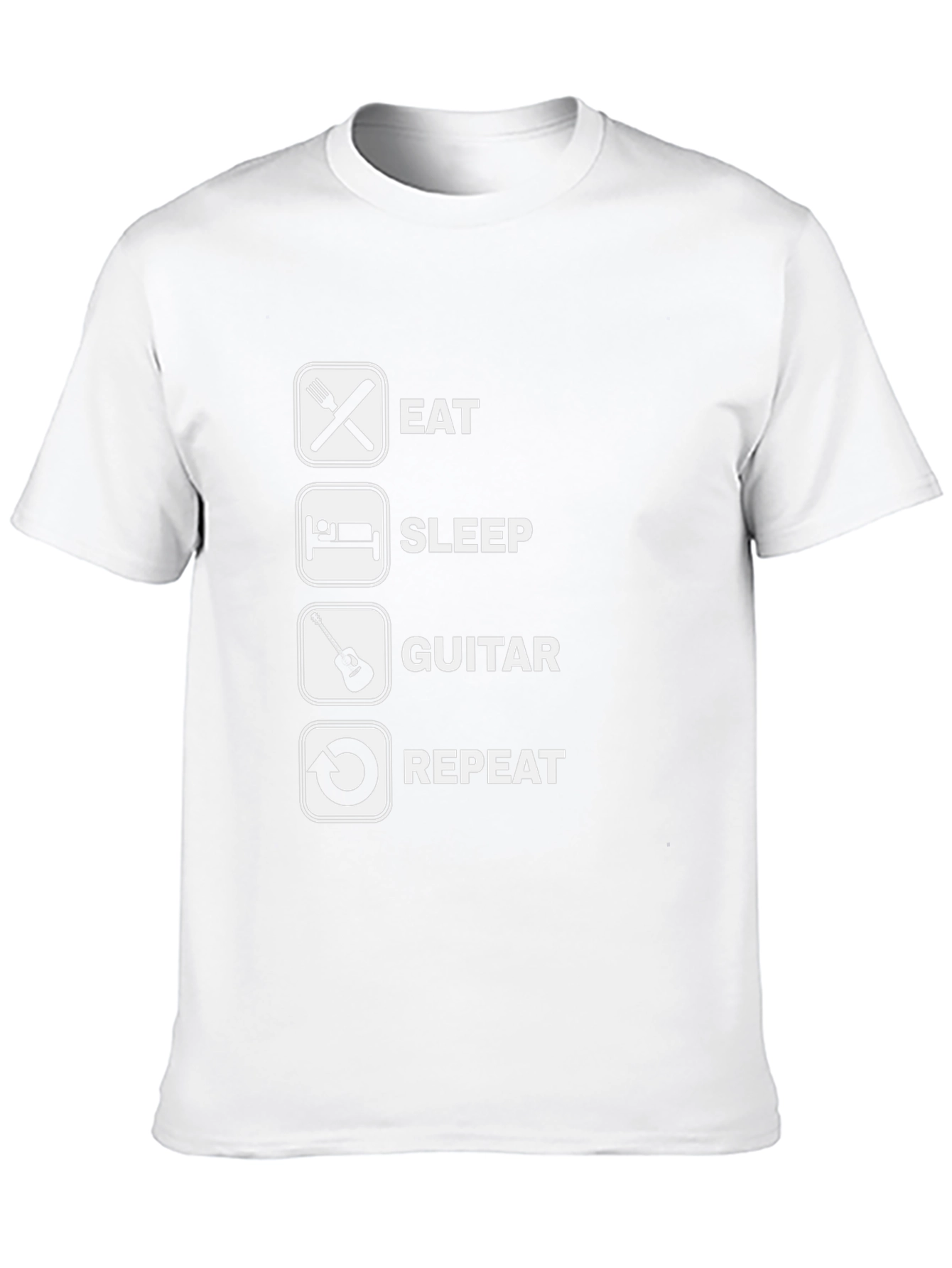 Eat Sleep Guitar Repeat T-Shirt