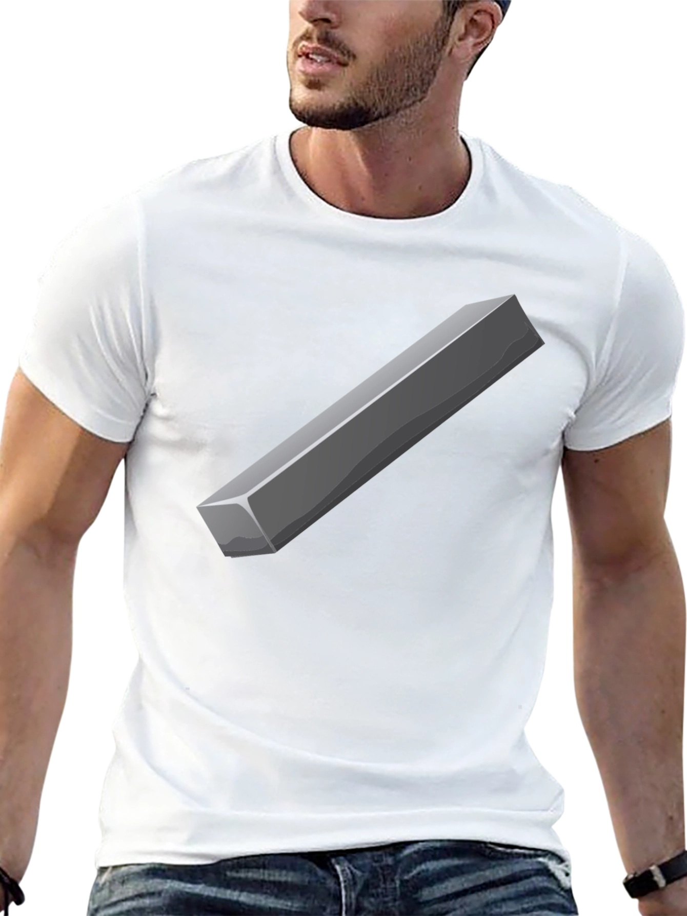 Geometric Block Graphic Tee - Cool Streetwear