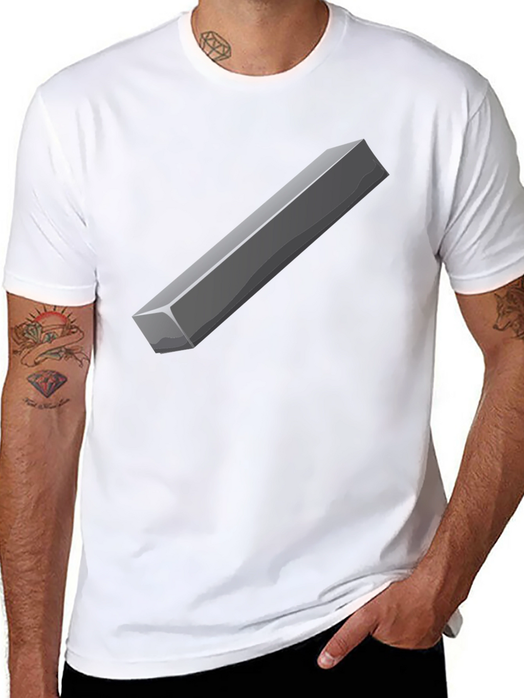 Geometric Block Graphic Tee - Cool Streetwear