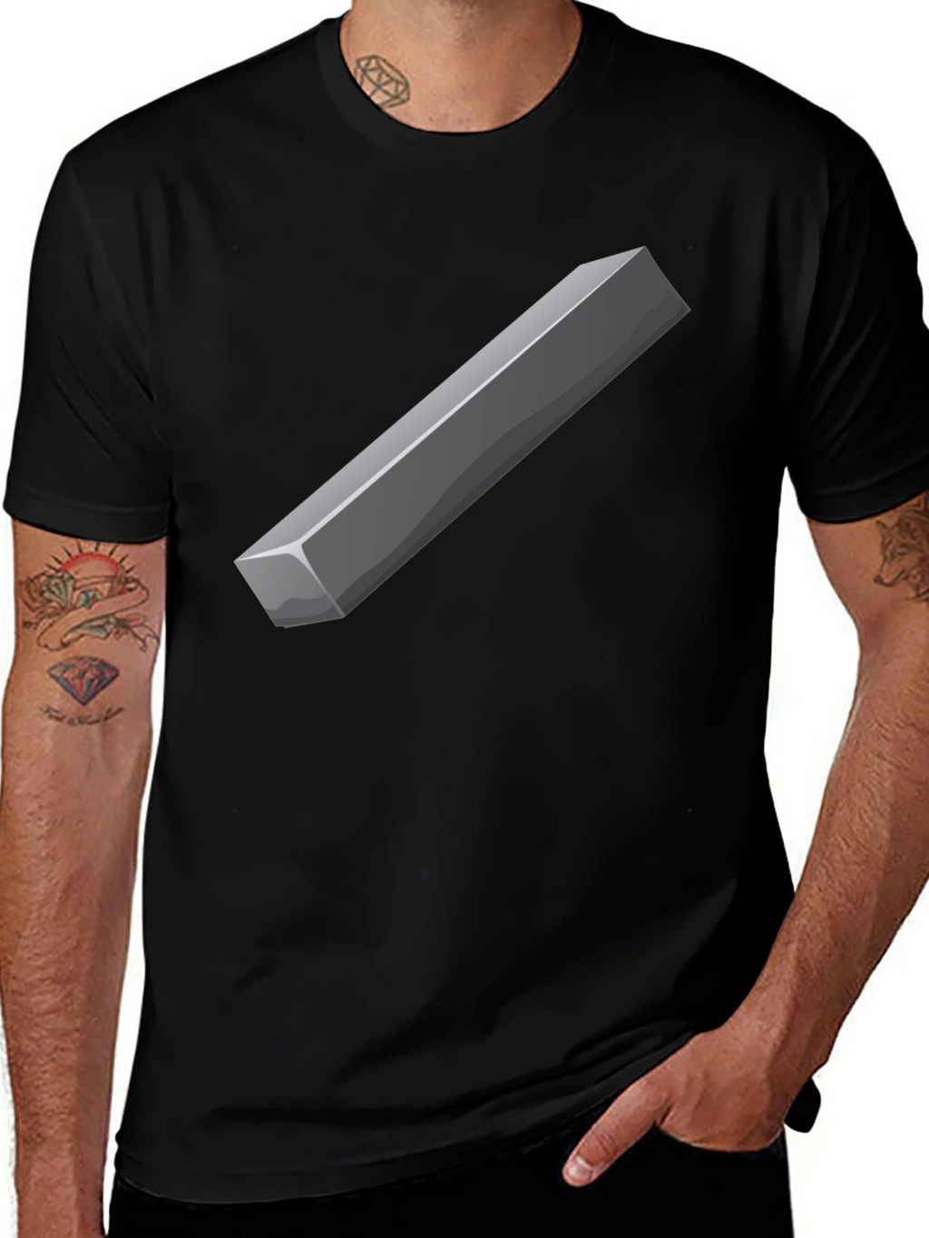 Geometric Block Graphic Tee - Cool Streetwear