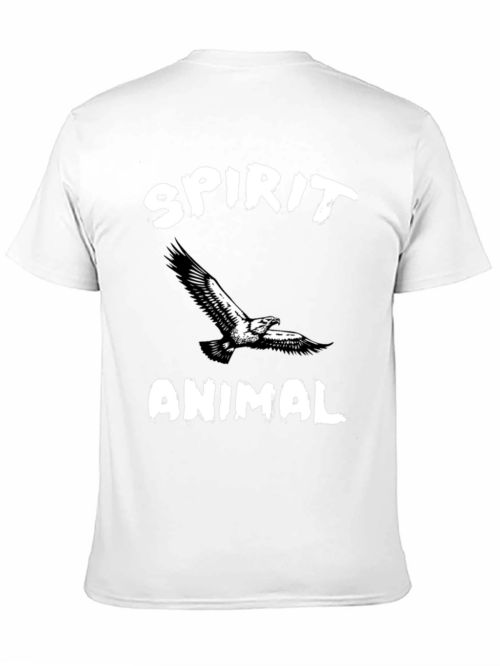 Spirit Animal Eagle Graphic Black T-Shirt