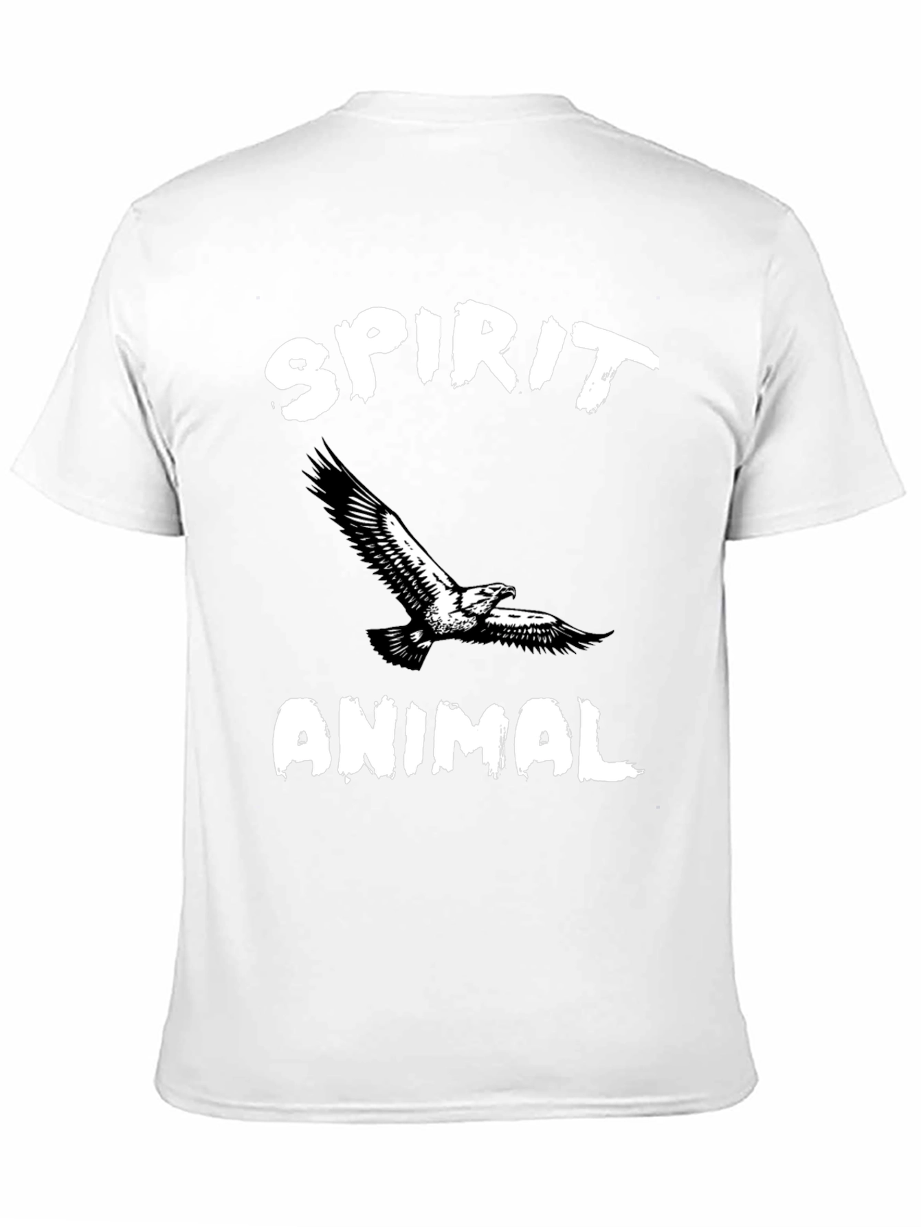 Spirit Animal Eagle Graphic Black T-Shirt