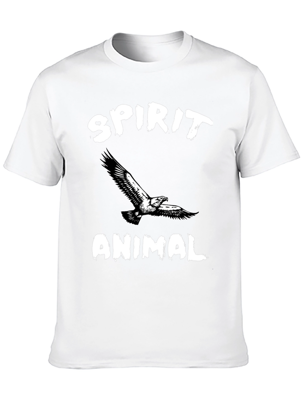 Spirit Animal Eagle Graphic Black T-Shirt