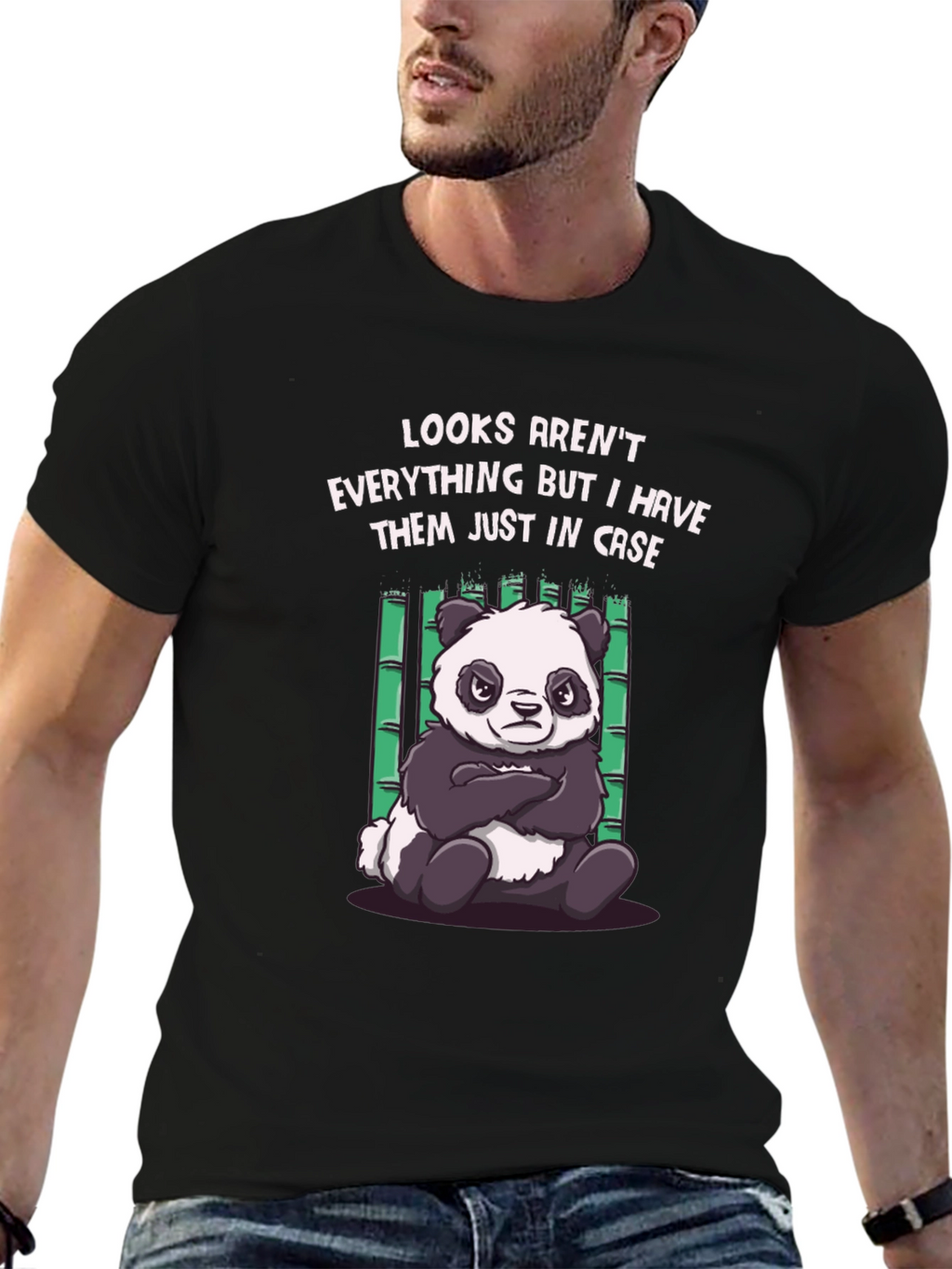 Funny Panda T-Shirt: Looks Arent Everything
