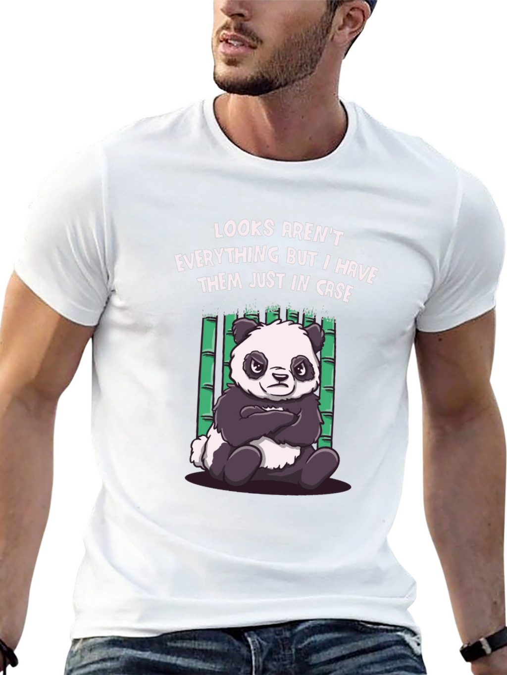 Funny Panda T-Shirt: Looks Arent Everything