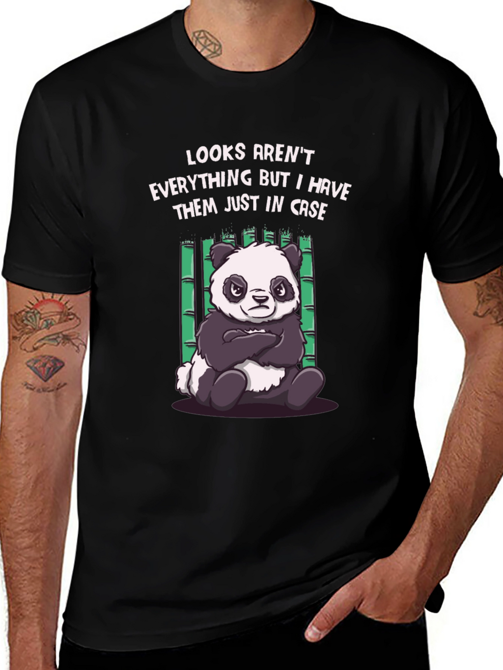 Funny Panda T-Shirt: Looks Arent Everything