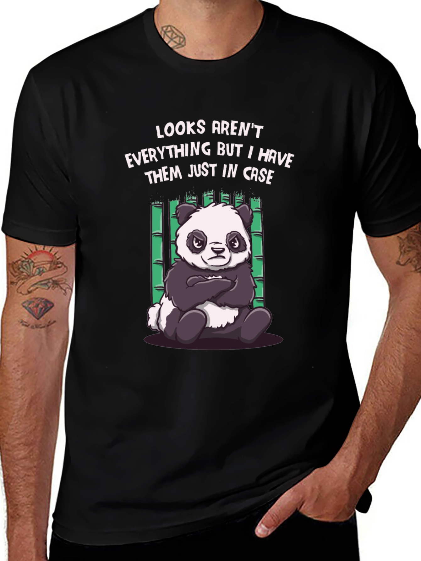 Funny Panda T-Shirt: Looks Arent Everything
