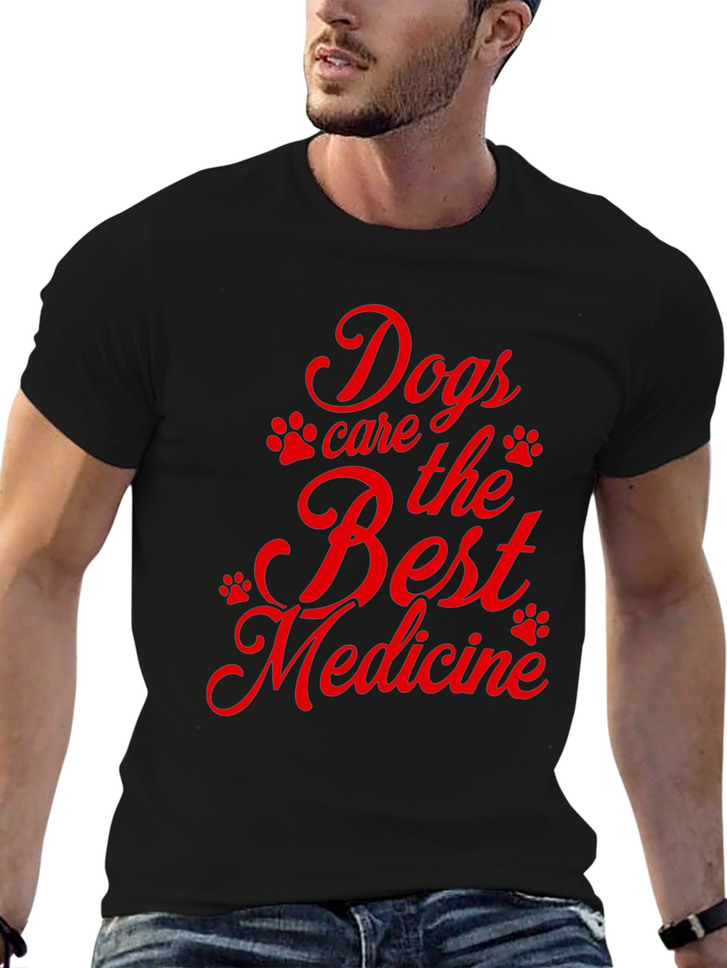 Dogs are the Best Medicine Graphic Tee