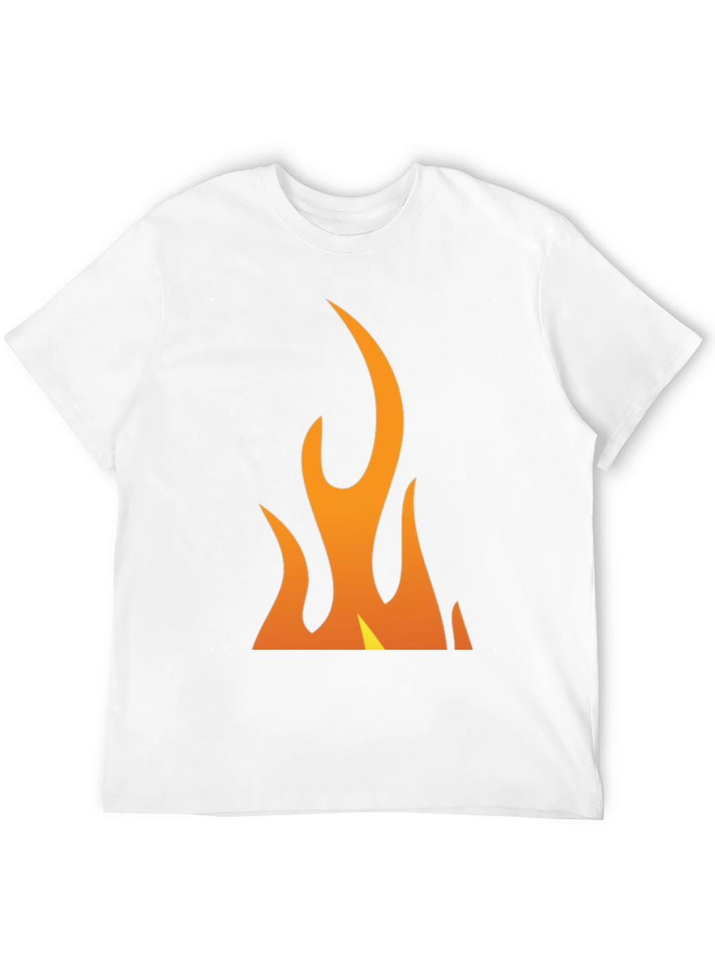Flame Graphic Black T-Shirt - Bold & Eye-Catching