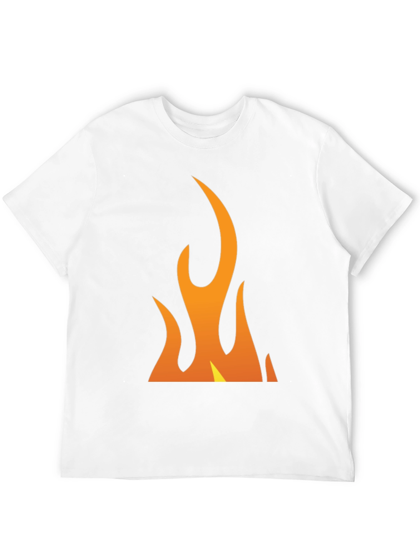 Flame Graphic Black T-Shirt - Bold & Eye-Catching