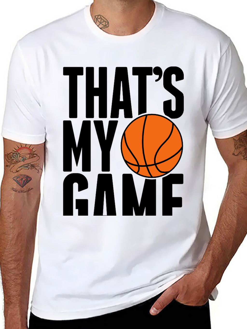 Thats My Game Basketball Graphic Tee