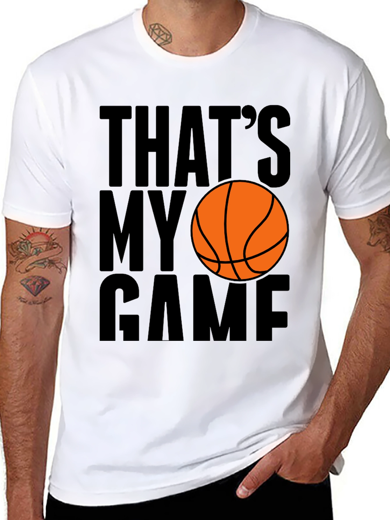 Thats My Game Basketball Graphic Tee