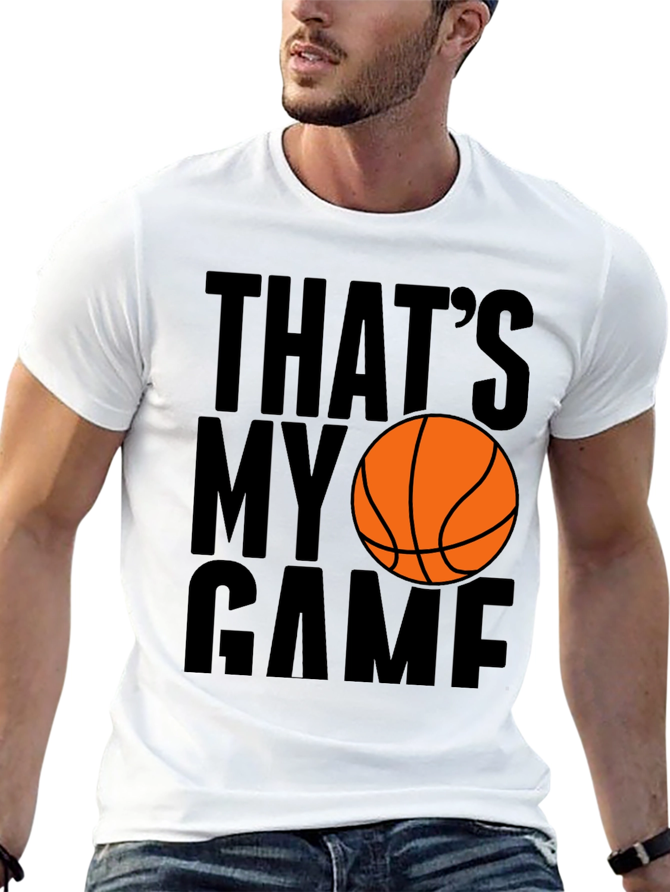 Thats My Game Basketball Graphic Tee