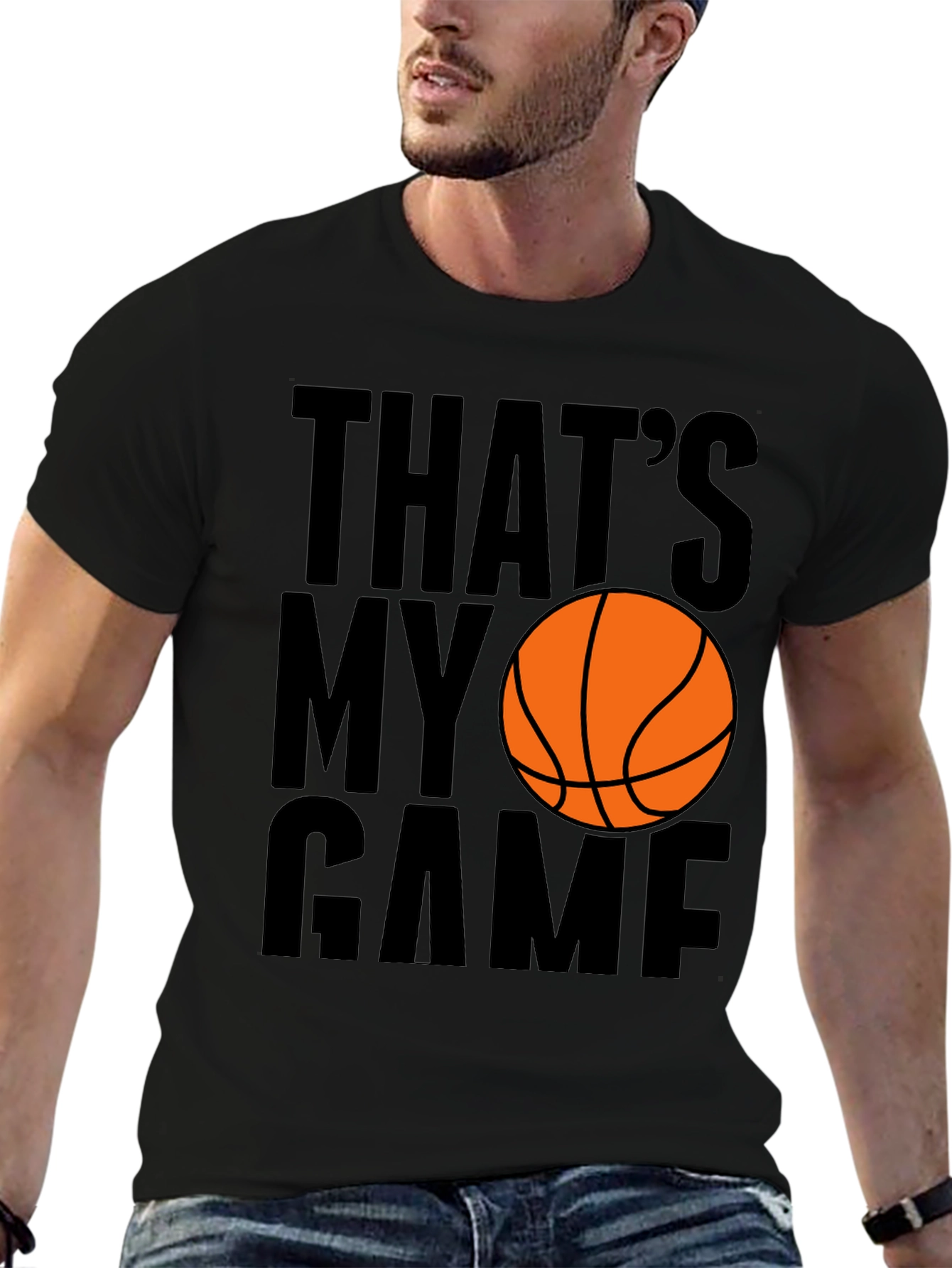 Thats My Game Basketball Graphic Tee