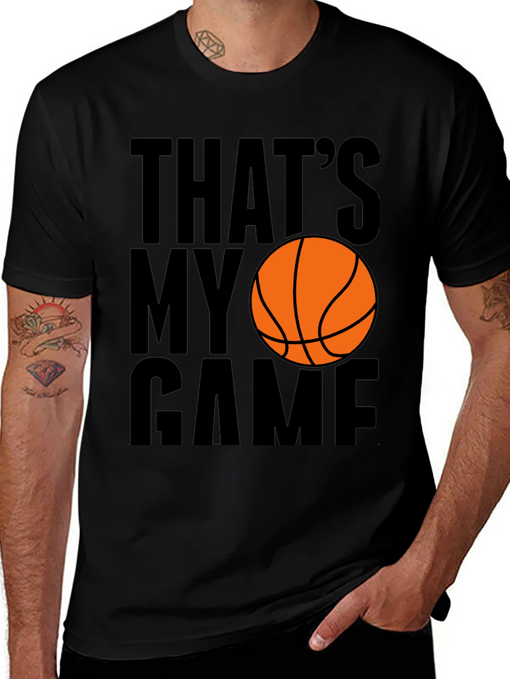 Thats My Game Basketball Graphic Tee