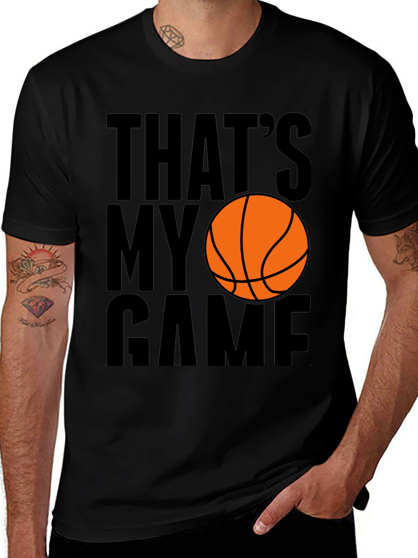 Thats My Game Basketball Graphic Tee