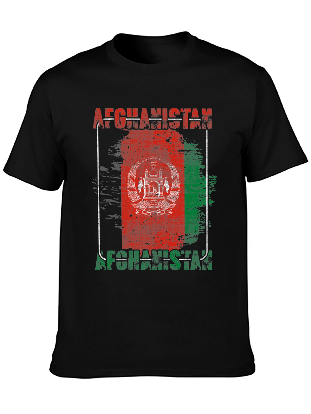 Afghanistan Flag Graphic T-Shirt