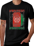 Afghanistan Flag Graphic T-Shirt