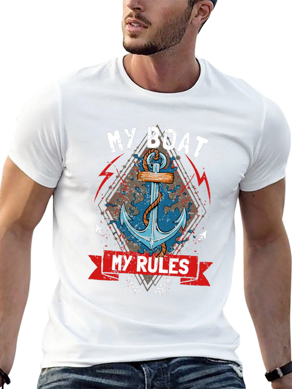 My Boat My Rules Graphic T-Shirt