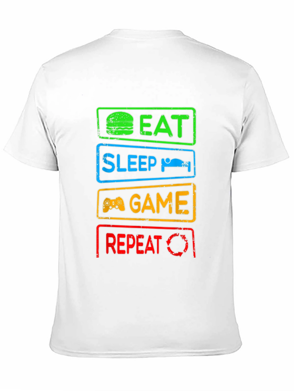 Eat Sleep Game Repeat Gamer T-Shirt