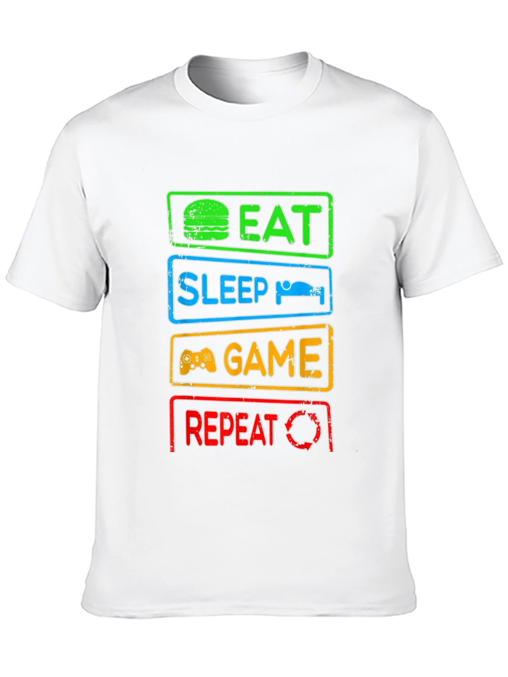 Eat Sleep Game Repeat Gamer T-Shirt