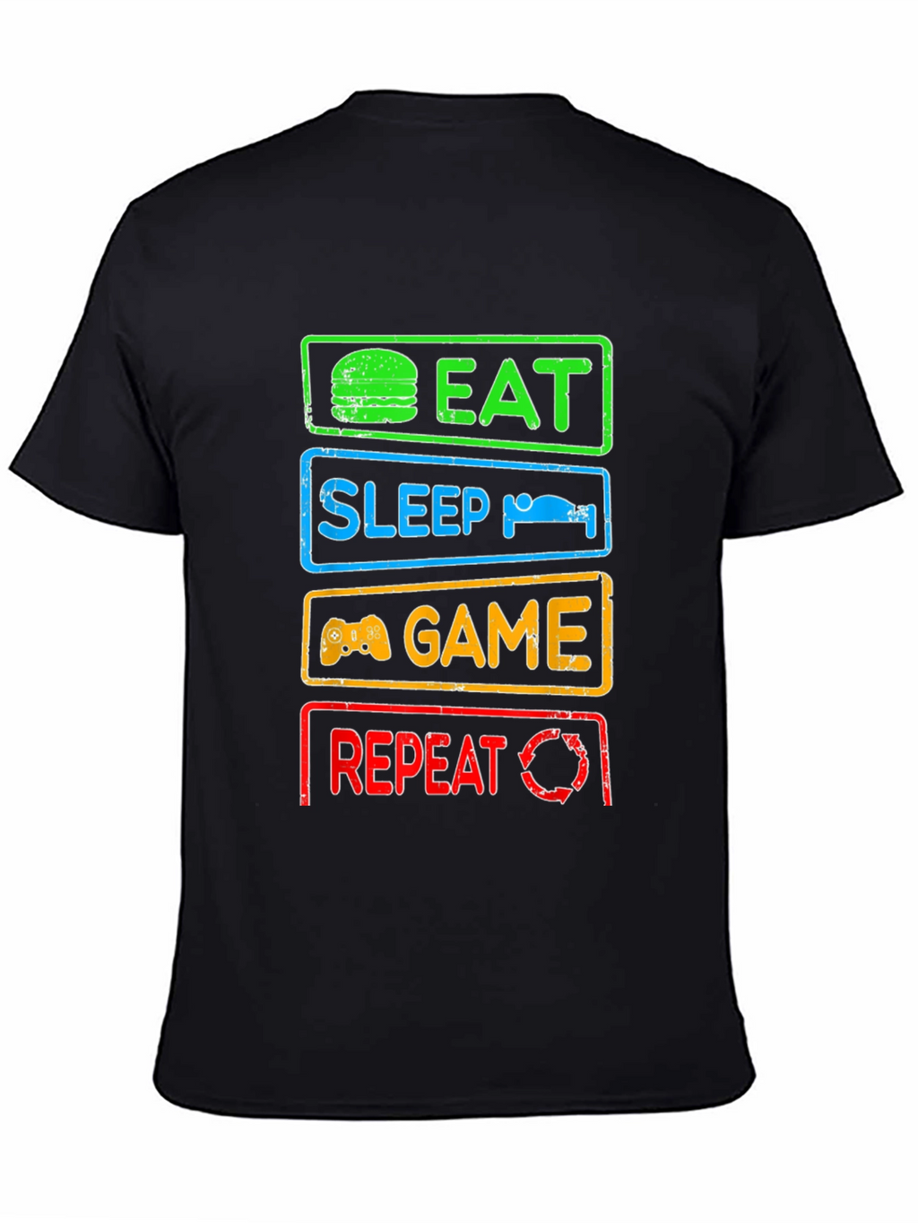 Eat Sleep Game Repeat Gamer T-Shirt