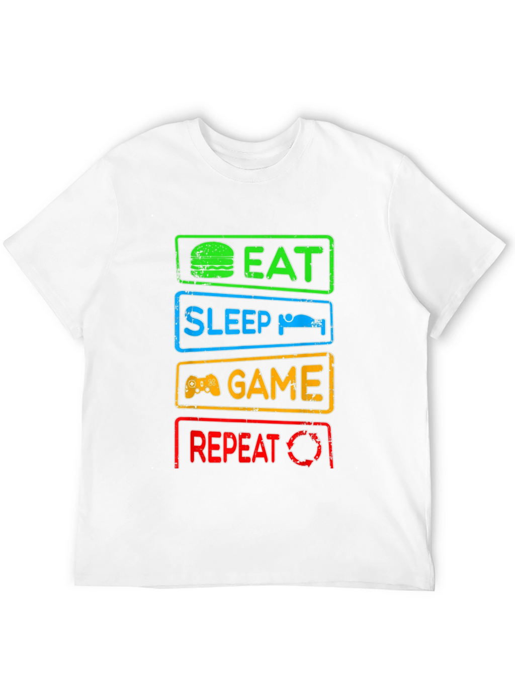 Eat Sleep Game Repeat Gamer T-Shirt