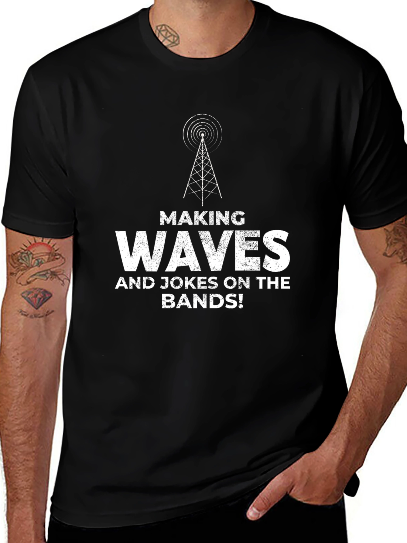 Making Waves T-Shirt - Radio Ham Operator Shirt