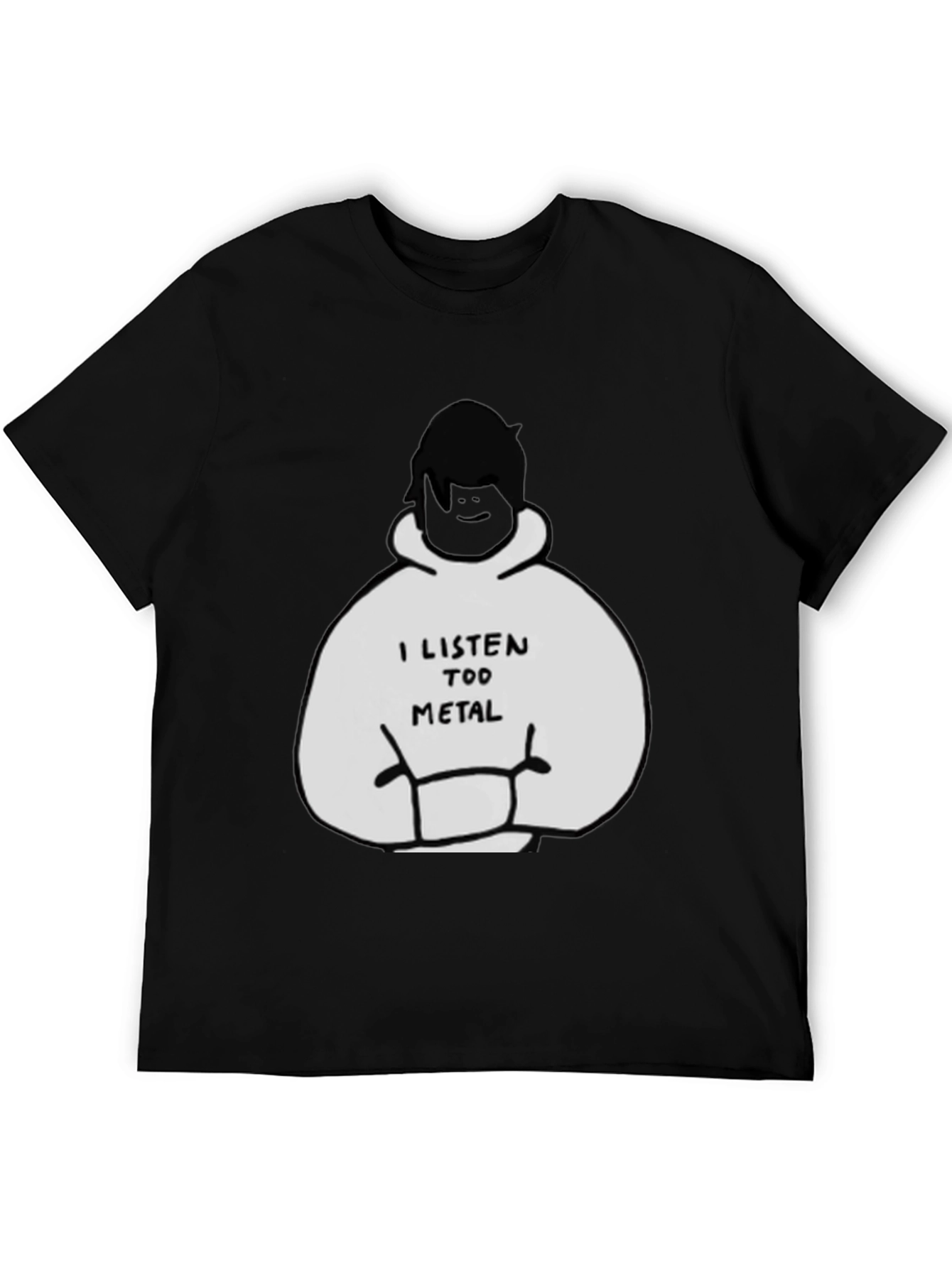 I Listen Too Metal Graphic Tee