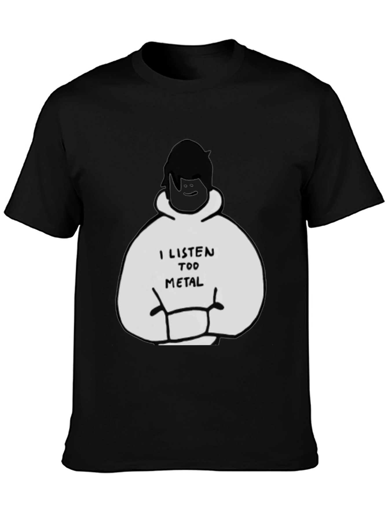 I Listen Too Metal Graphic Tee