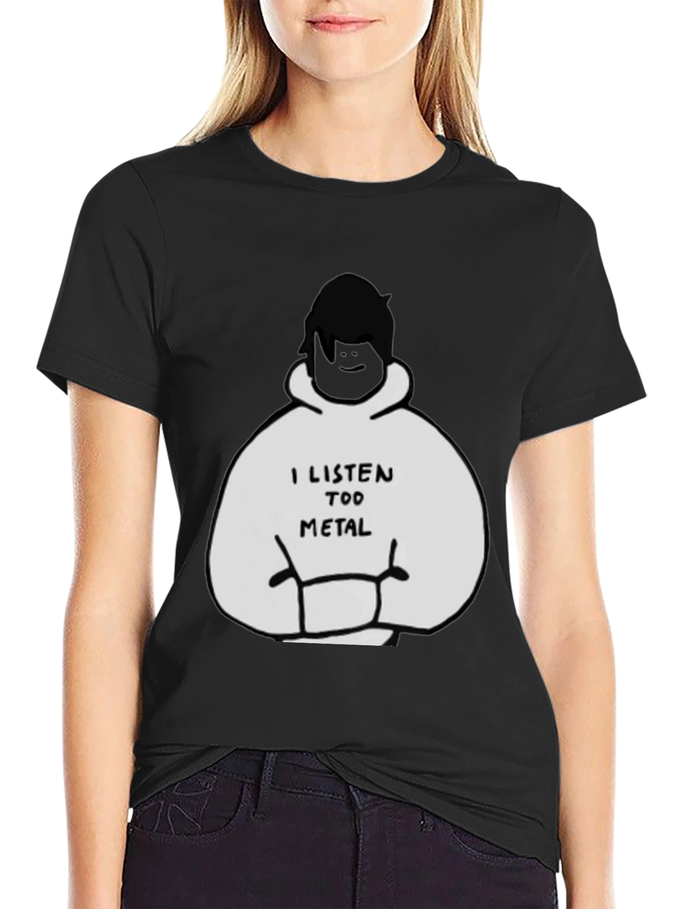 I Listen Too Metal Graphic Tee