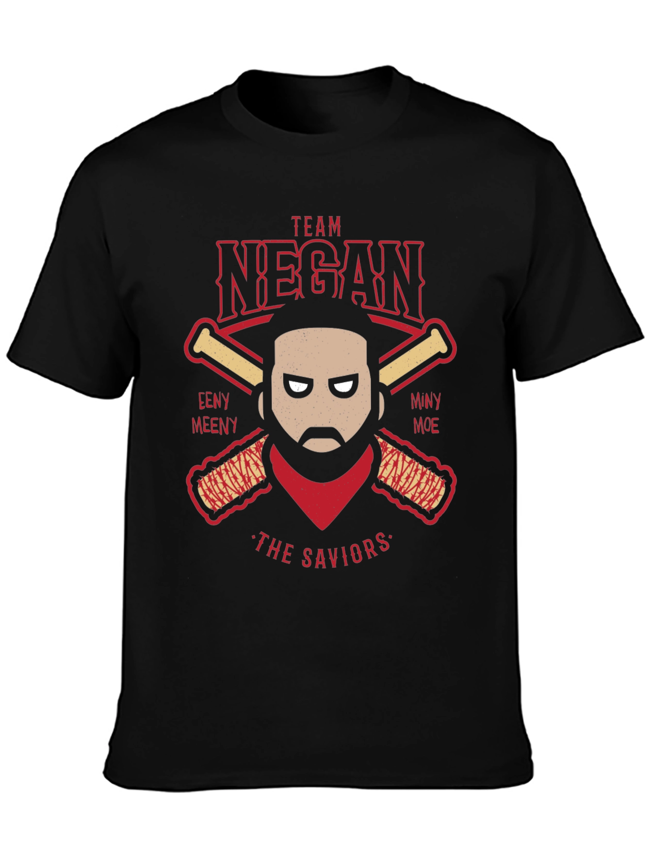 Team Negan Baseball T-Shirt The Walking Dead Tee