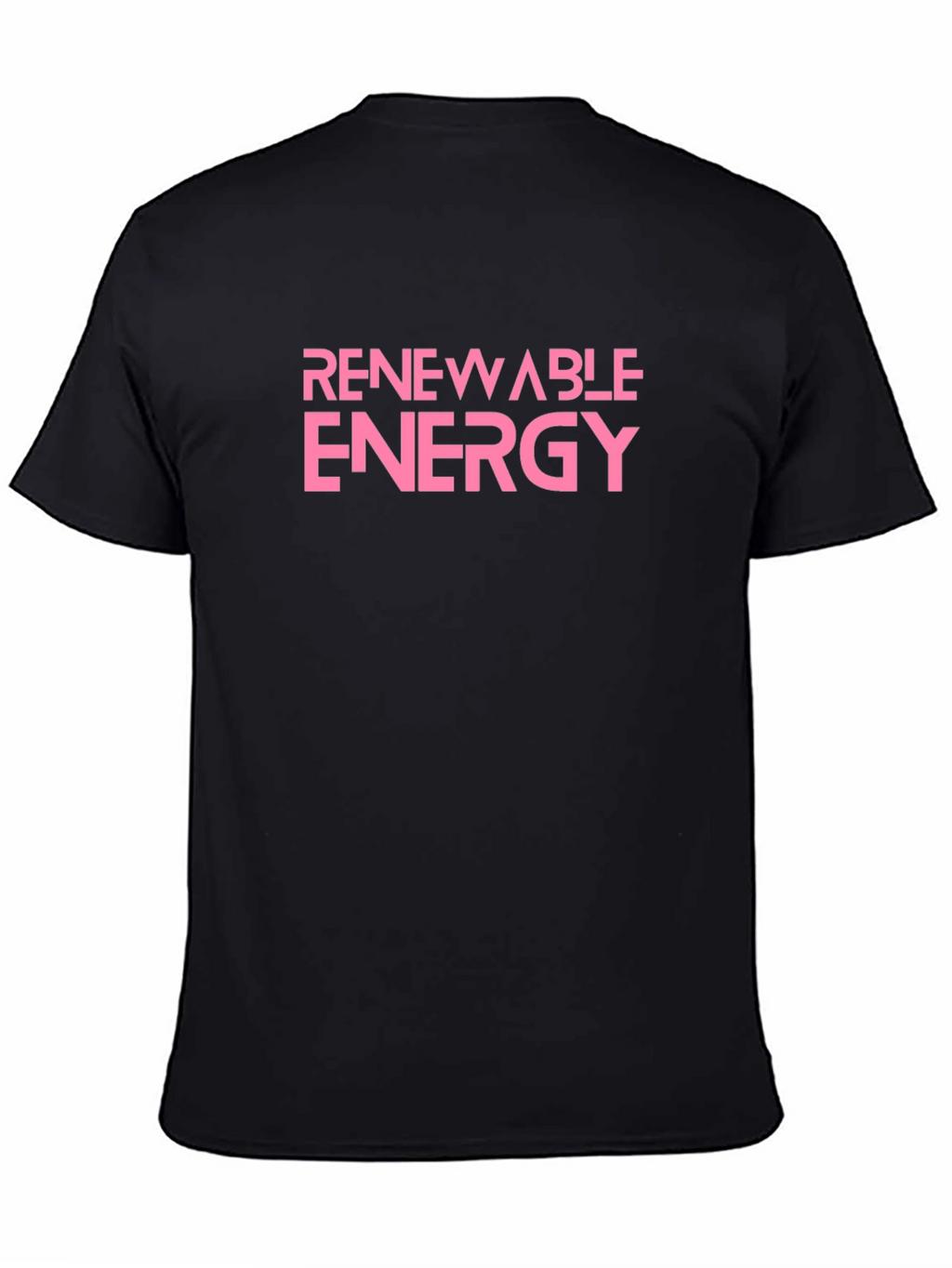 Renewable Energy T-Shirt - Black Cotton Tee