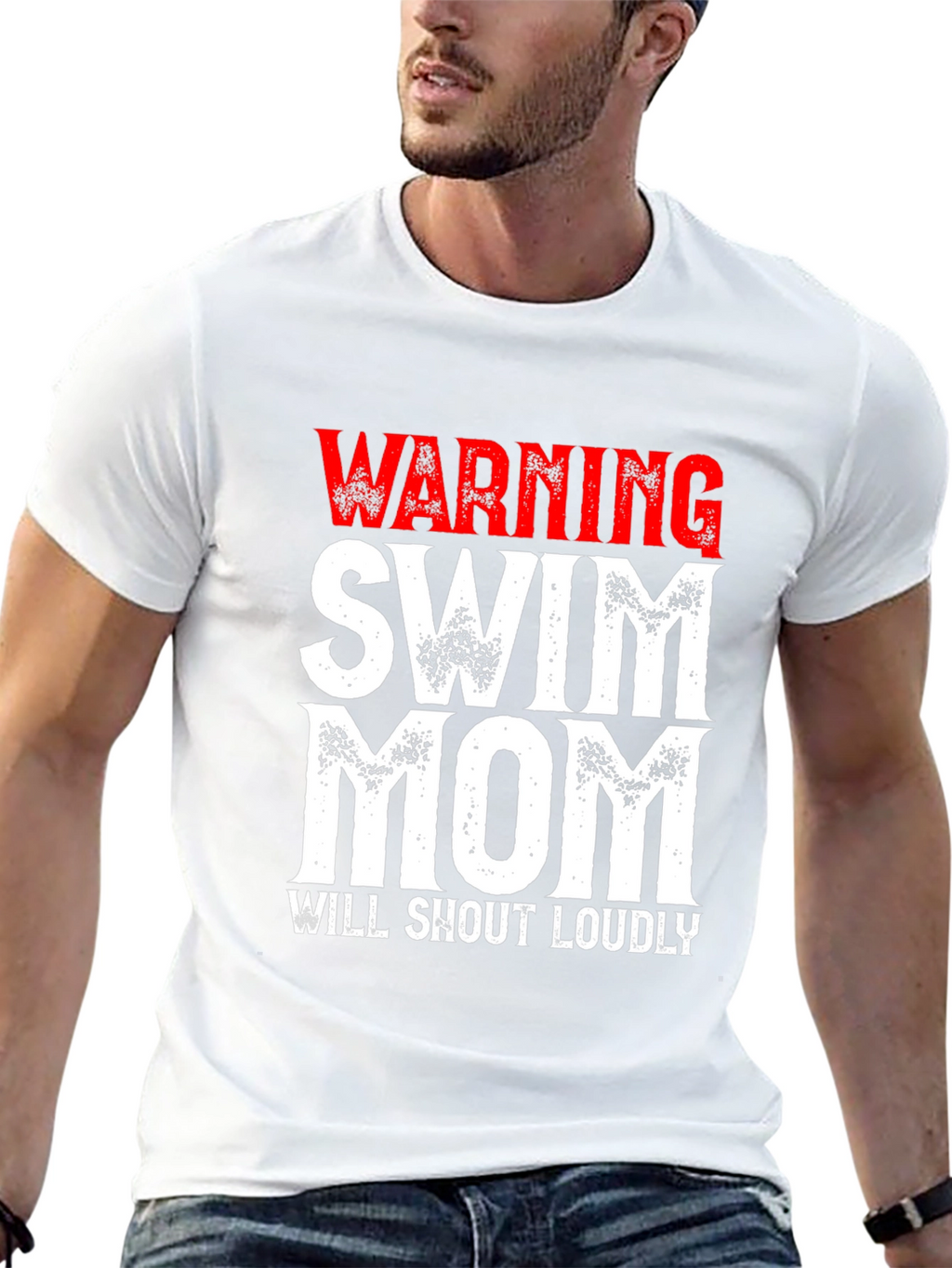 Warning Swim Mom T-Shirt