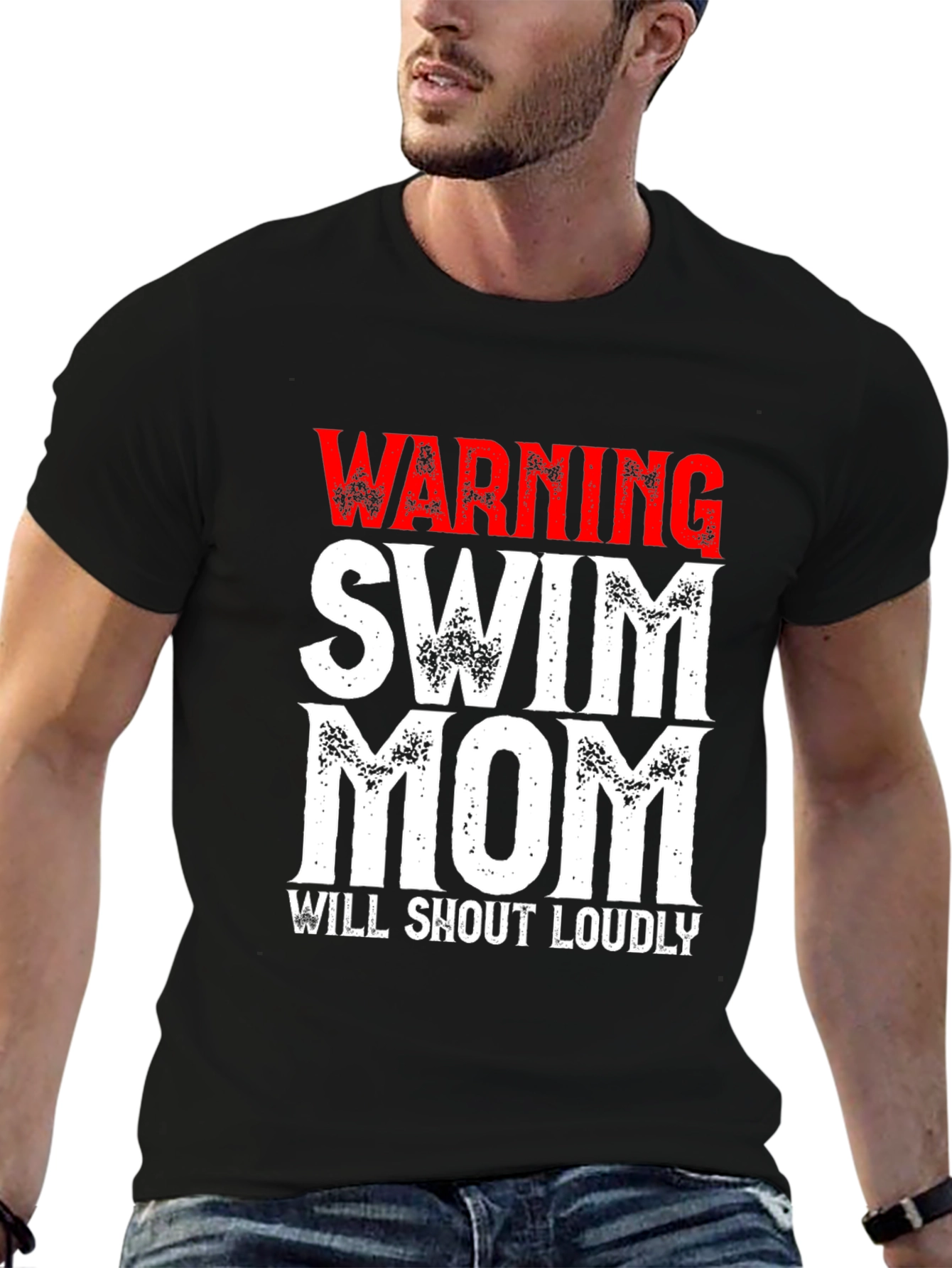 Warning Swim Mom T-Shirt