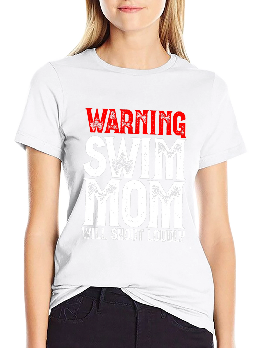 Warning Swim Mom T-Shirt